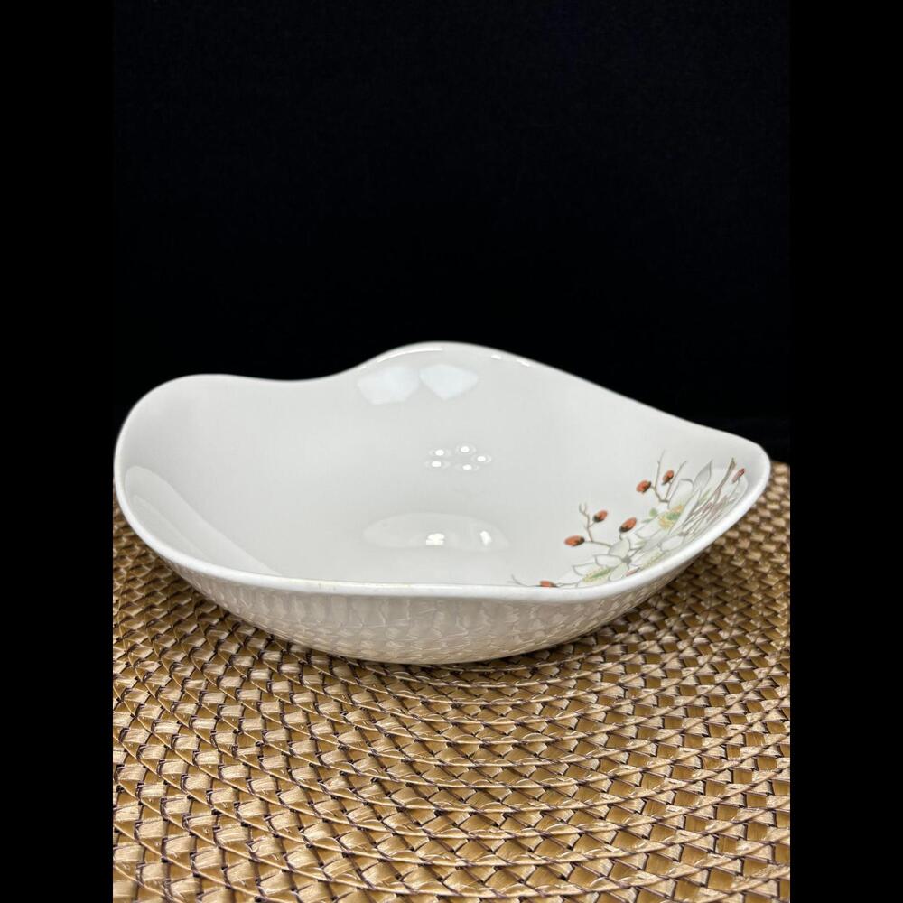 Vintage Eva Zeisel "Bittersweet" Hallcraft Square Vegetable Bowl | 1950s MCM